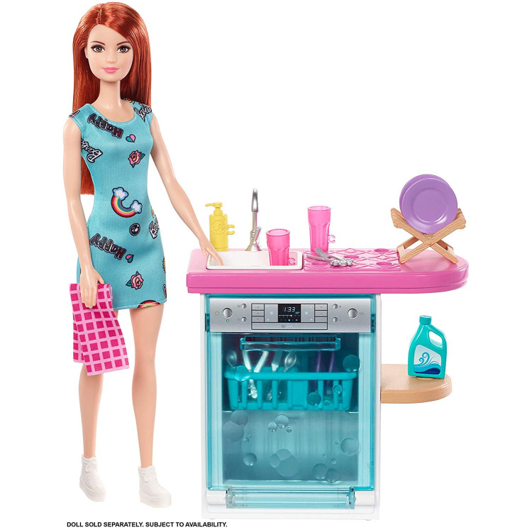 Игровой набор Барби Посудомоечная машина Barbie Dishwasher Playset по ...